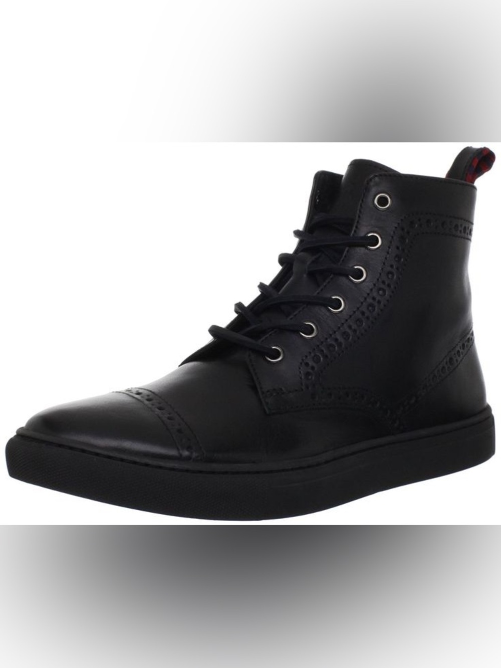 Polo Ralph Lauren Jarrod Men’s Brogue Leather High Top Sneakers Black Size 11